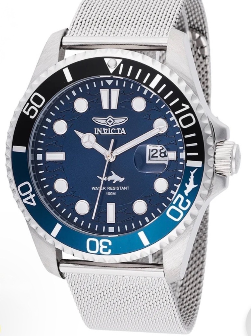 Invicta Pro Diver Curve Men's Watch - 43mm. Steel (47173)